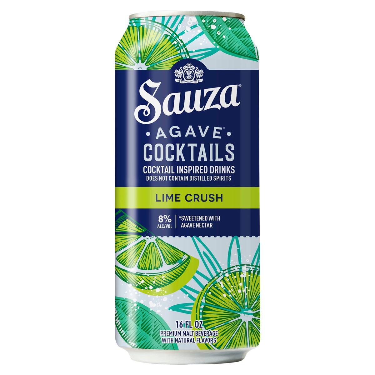 slide 7 of 7, Sauza Agave Cocktails Lime Crush 8% ABV (16 fl. oz. Can), 1 PK