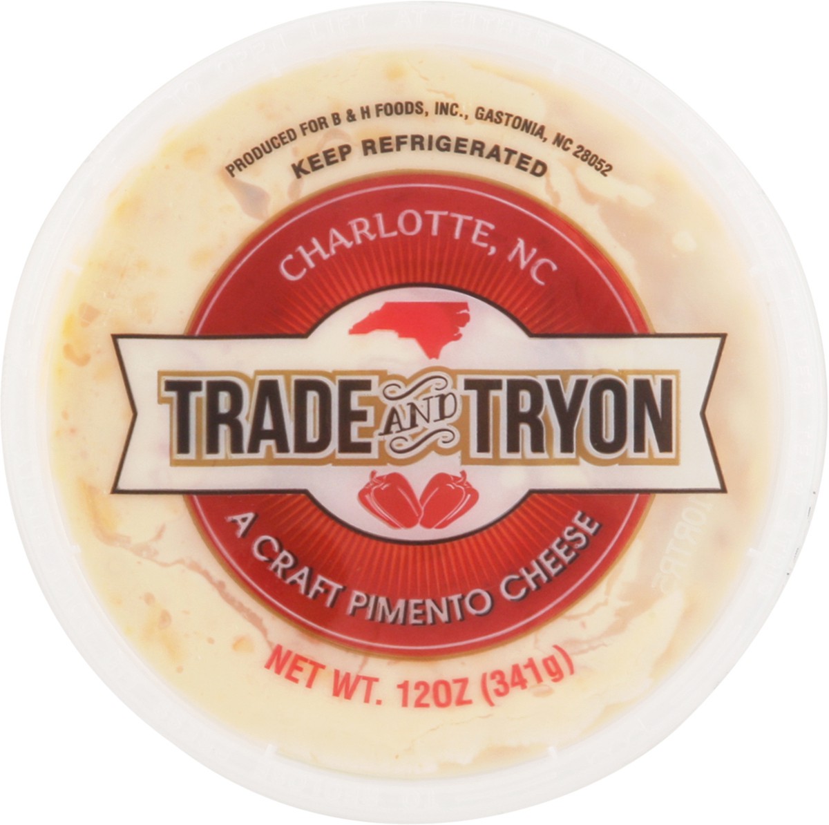 slide 5 of 9, Trade And Tryon Pimento Cheese 12 oz Container, 12 oz