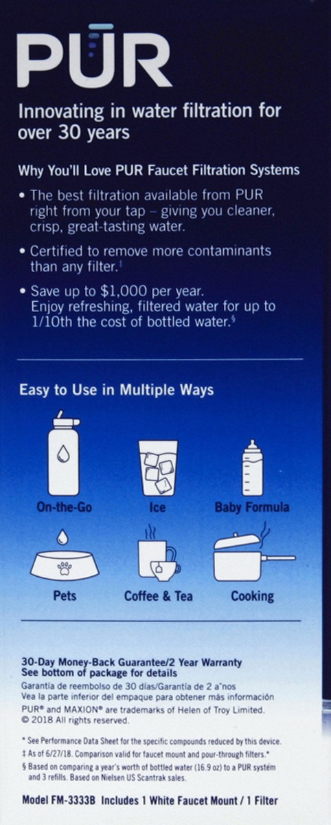 slide 3 of 4, PUR Classic Faucet Filtration System, 1 ct