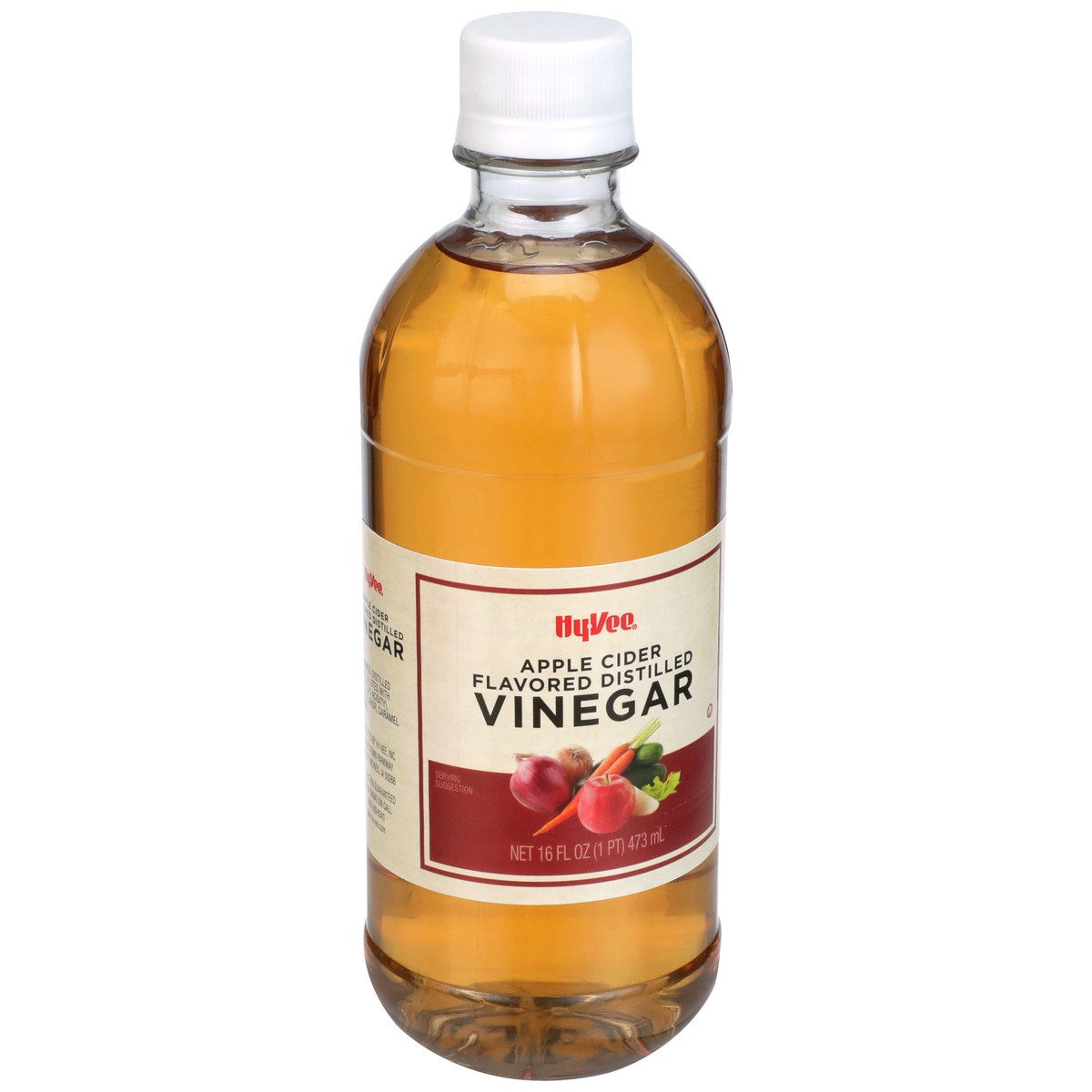 slide 2 of 7, Hy-vee Apple Cider Flavored Distilled Vinegar, 16 fl oz