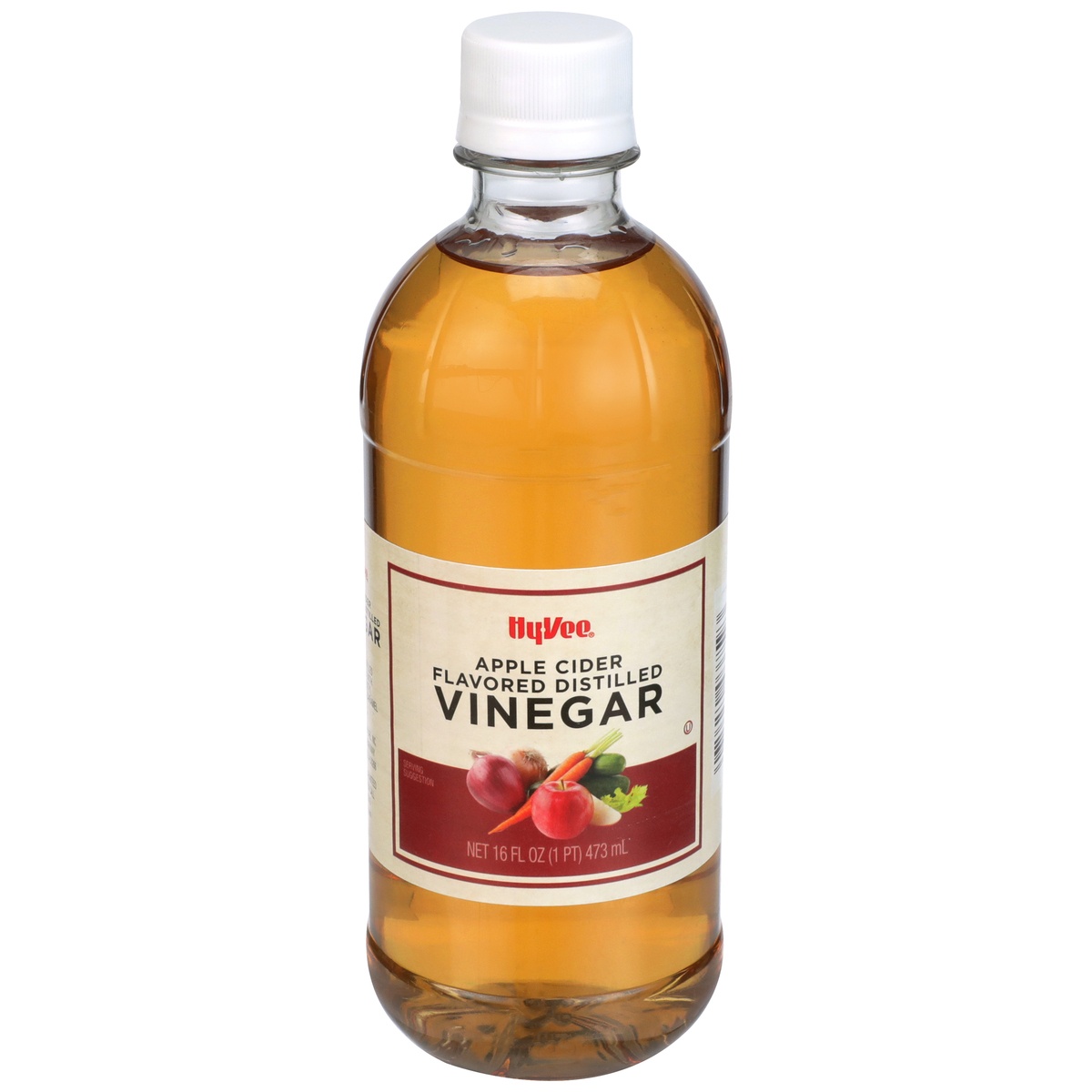 slide 1 of 7, Hy-vee Apple Cider Flavored Distilled Vinegar, 16 fl oz