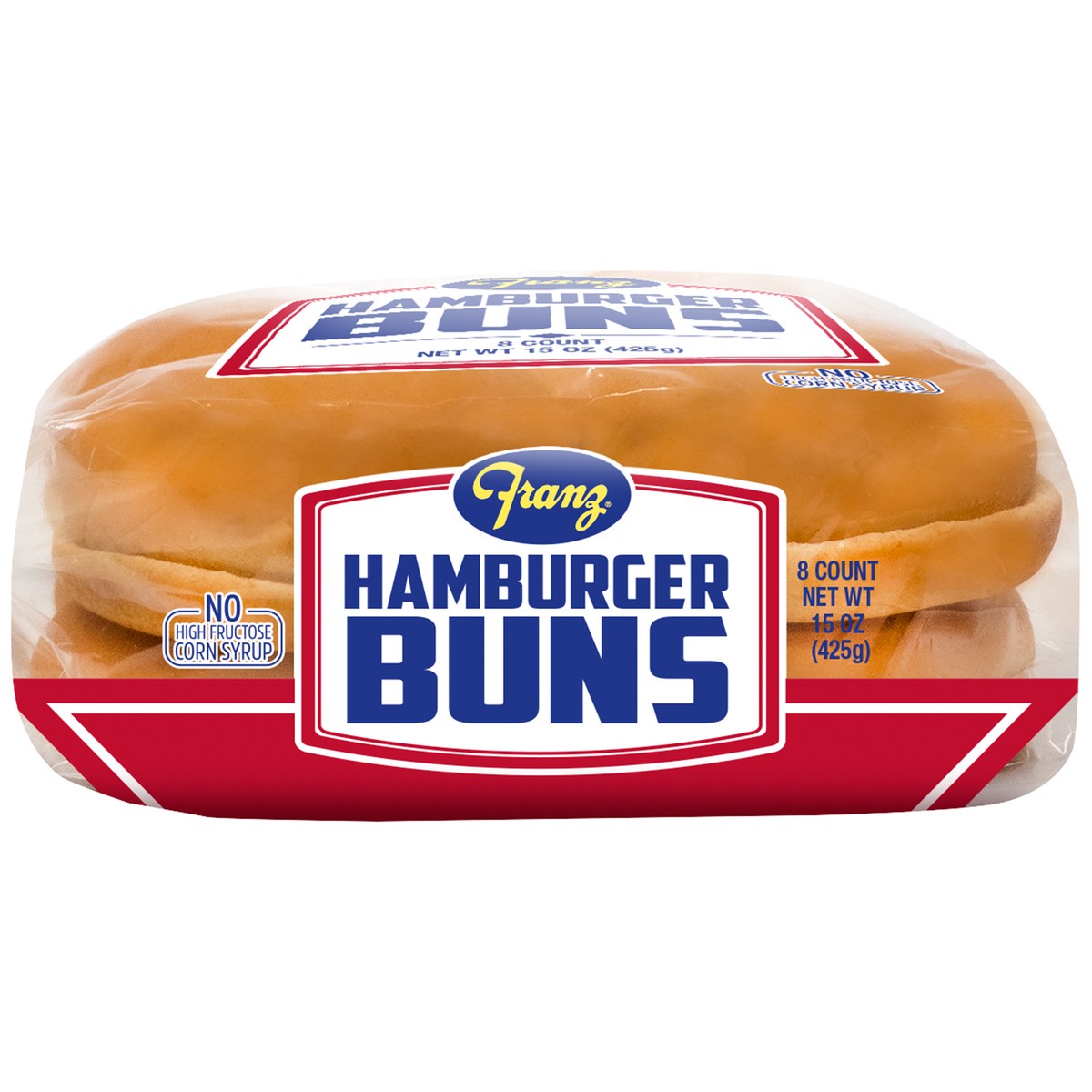 slide 8 of 8, Franz Cluster Hamburger Buns Hamburger Buns 15oz, 15 oz