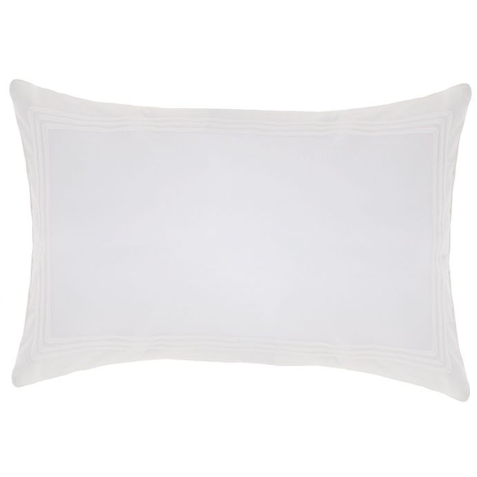 slide 1 of 1, Wamsutta Hotel Triple Baratta Stitch King Pillow Sham - White, 1 ct