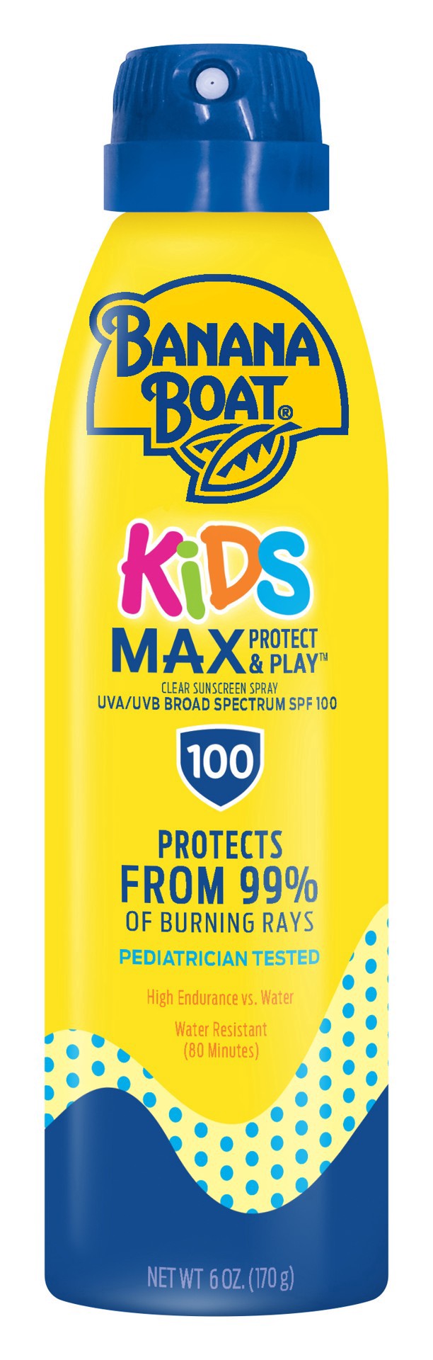 slide 1 of 7, Banana Boat Kids Ultra Mist Clear Spray SPF 100, 6 oz