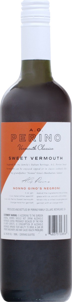 slide 6 of 9, AG Perino Wine 750 ml, 750 ml