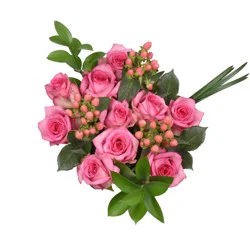 Bloom Haus Classic Rose Bouquet - Pink