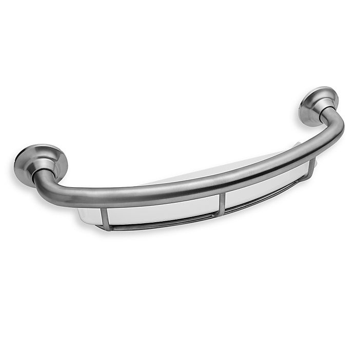 slide 1 of 1, Moen Brushed Nickel Grab Bar, 16 in