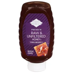 First Street Premium Raw Honey Unfiltered