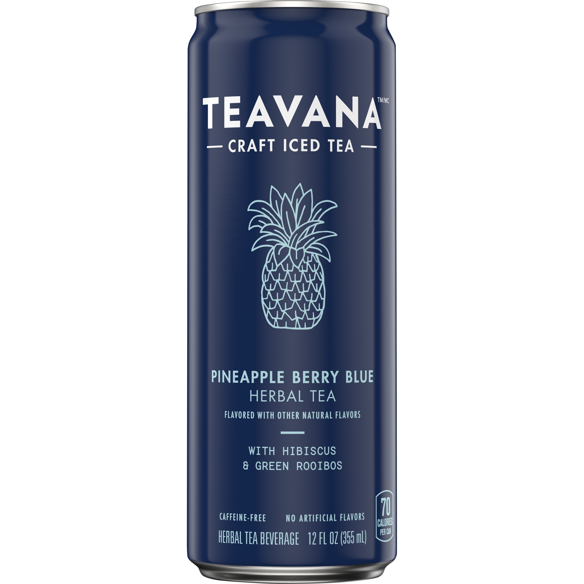slide 1 of 1, Teavana™ Craft Iced Tea Pineapple Berry Blue Herbal Tea 12 fl. oz. Can, 12 fl oz