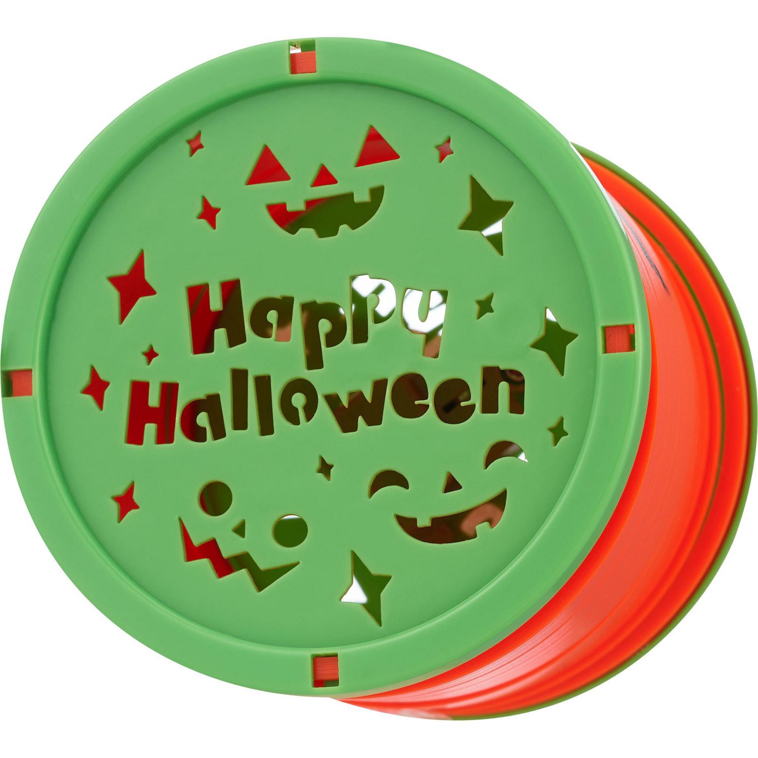 slide 3 of 5, Spooky Village Light-Up Toy Spring, 1 ct