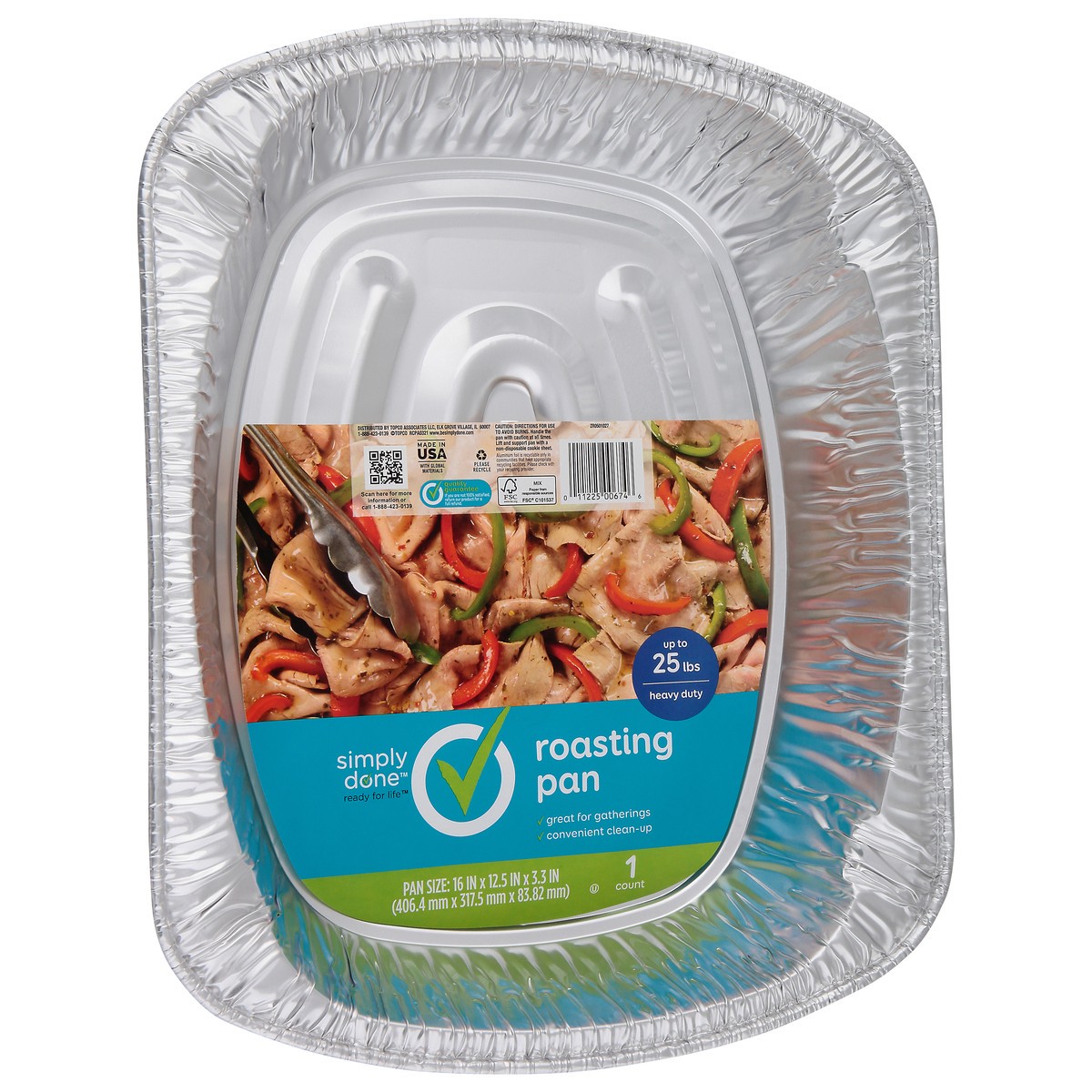 slide 9 of 9, Simply Done Heavy Duty Roasting Pan 1 ea, 1 ct