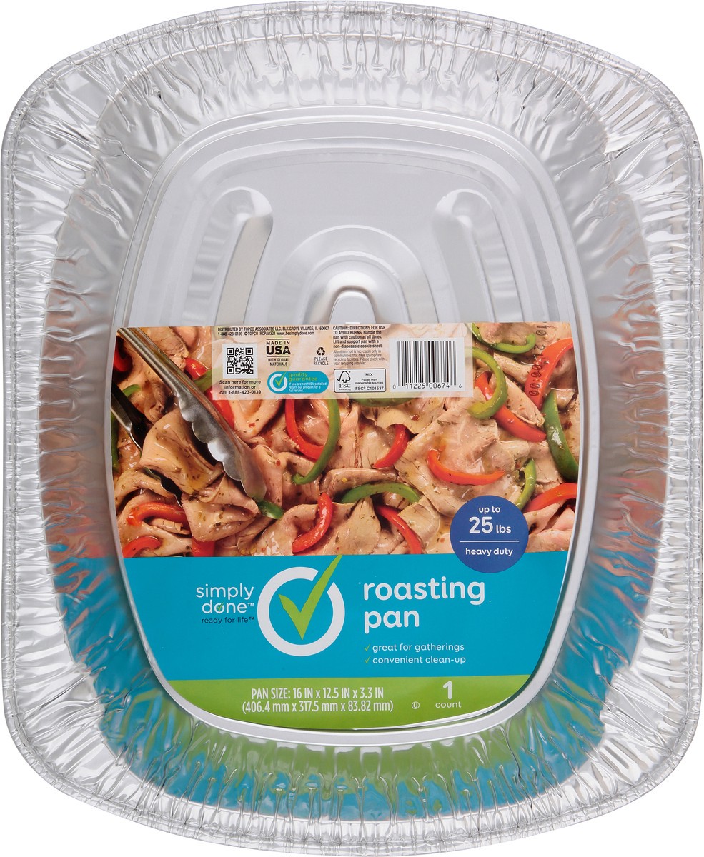 slide 8 of 9, Simply Done Heavy Duty Roasting Pan 1 ea, 1 ct