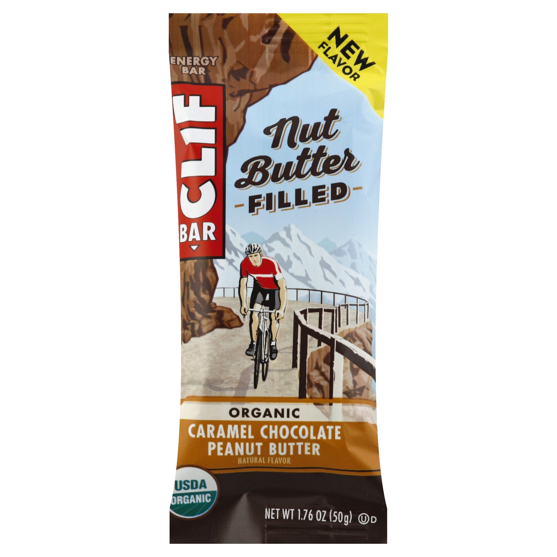 CLIF Bar Nut Butter Filled Caramel Chocolate Peanut Butter Energy Bar 1 ...