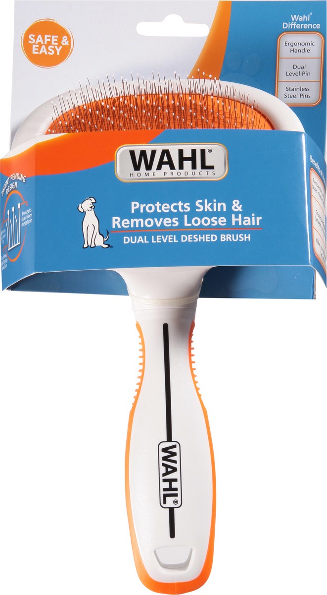 slide 1 of 12, Wahl Dual Level Deshed Brush 1 ea, 1 ct