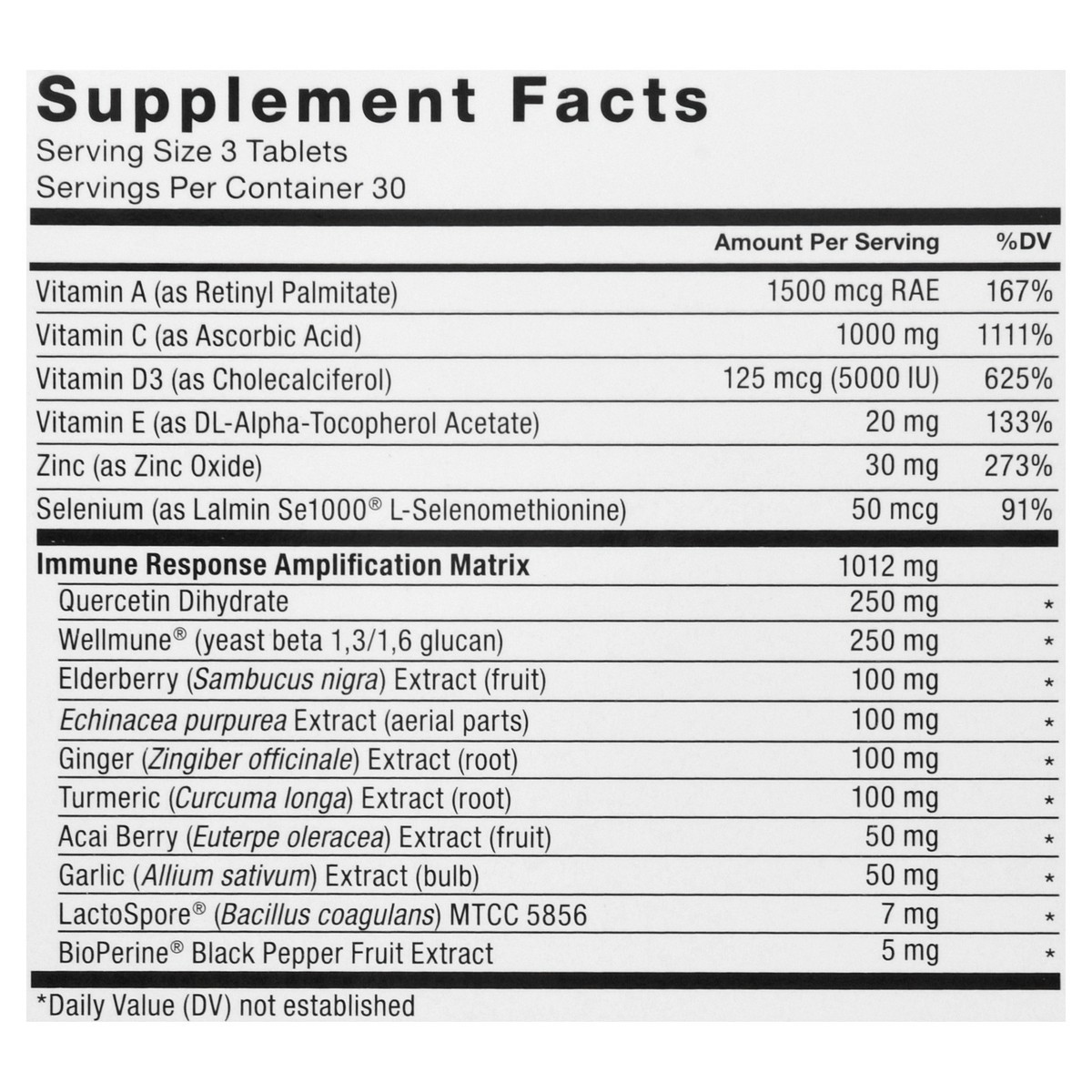 slide 5 of 13, Force Factor 1000 mg Tablets Immunity 90 ea, 90 ct