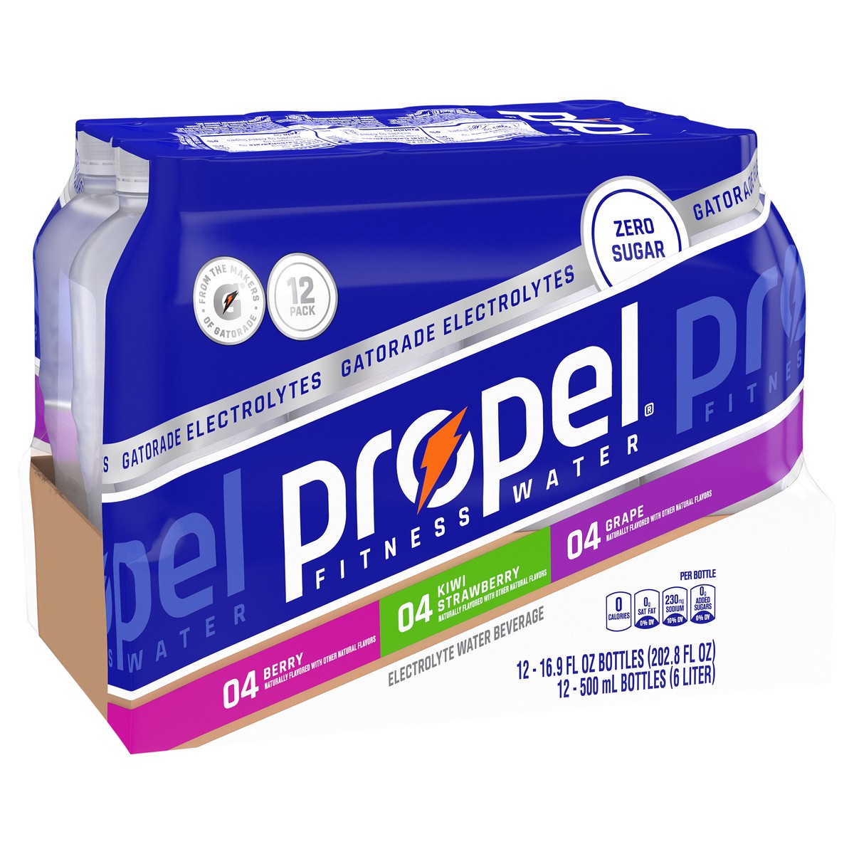 slide 3 of 3, Propel Electrolyte Water Beverage, 12 ct