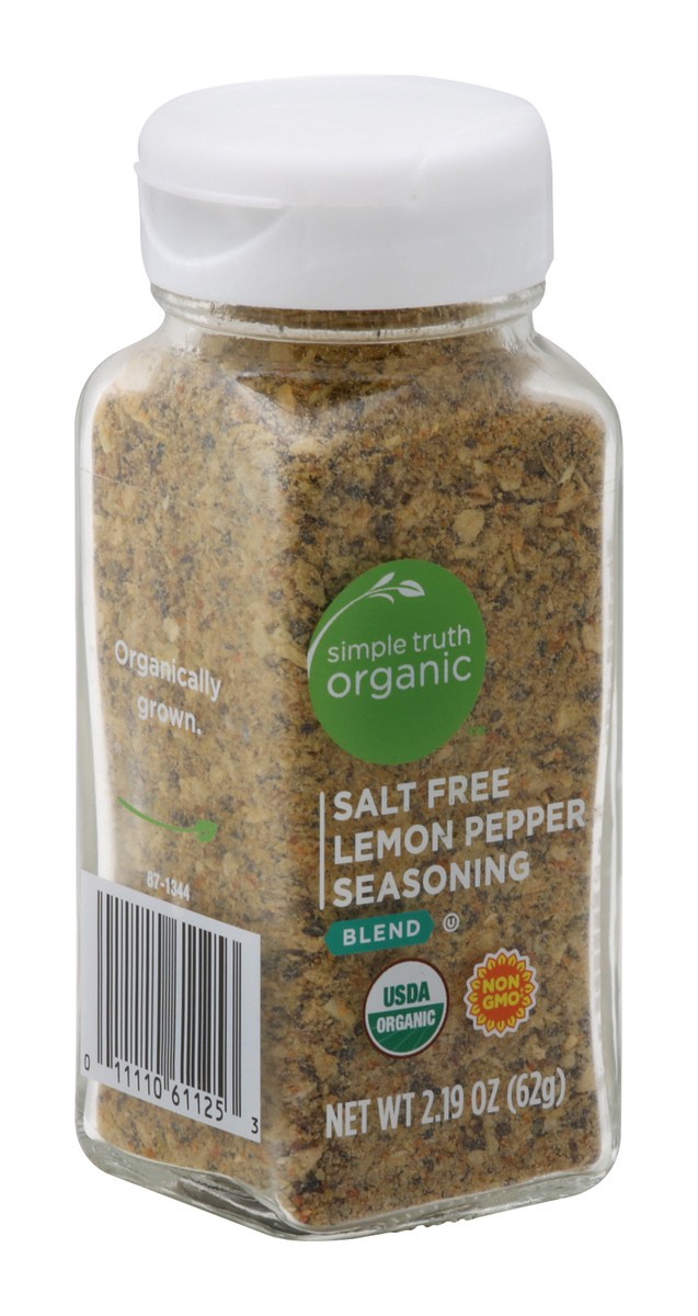 slide 2 of 9, Simple Truth Organic Salt Free Lemon Pepper Seasoning, 2.19 oz