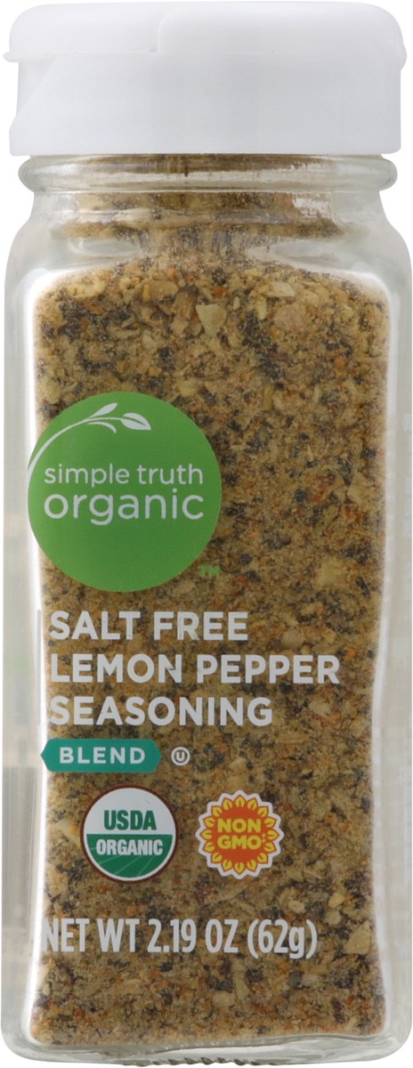 slide 8 of 9, Simple Truth Organic Salt Free Lemon Pepper Seasoning, 2.19 oz