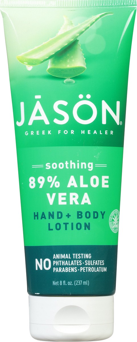 slide 5 of 8, Jason Soothing 89% Aloe Vera Hand + Body Lotion 8 fl oz, 8 fl oz