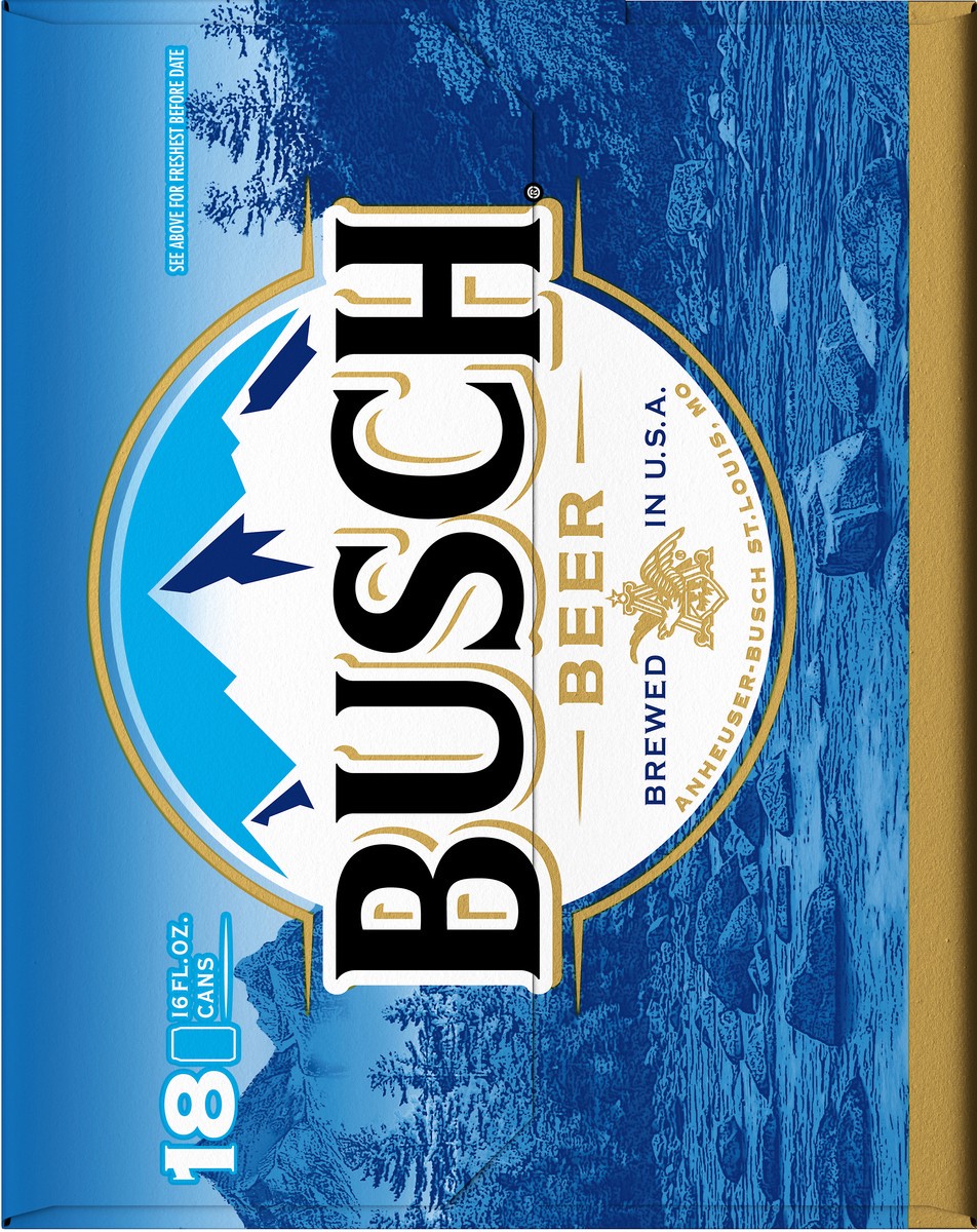 slide 5 of 8, Busch Beer Beer, 18 ct; 16 oz