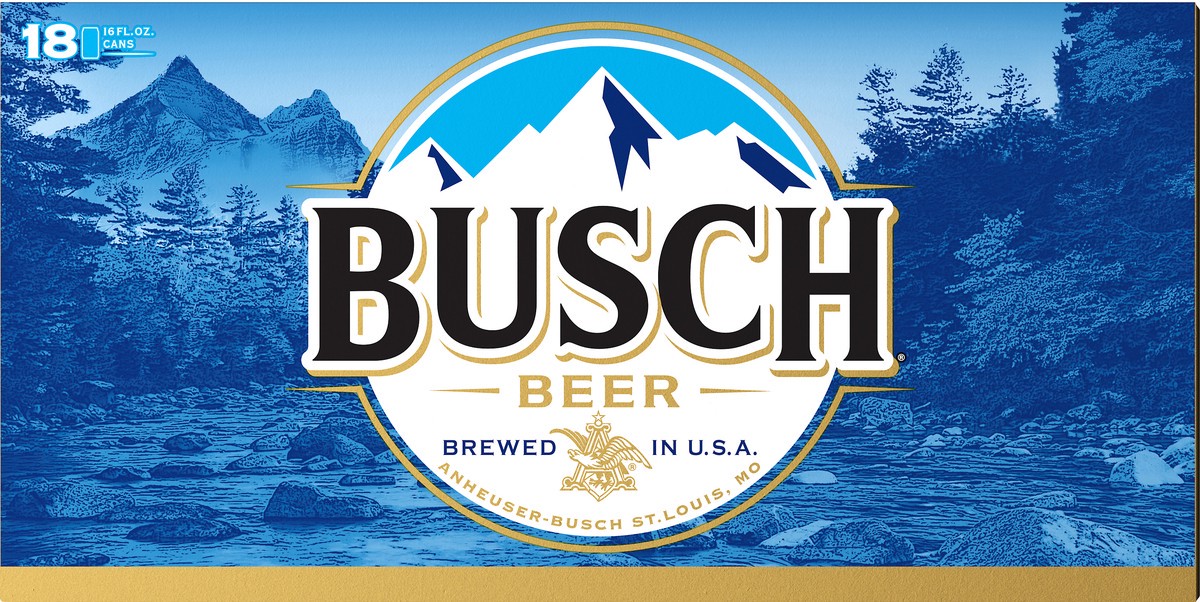 slide 7 of 8, Busch Beer Beer, 18 ct; 16 oz