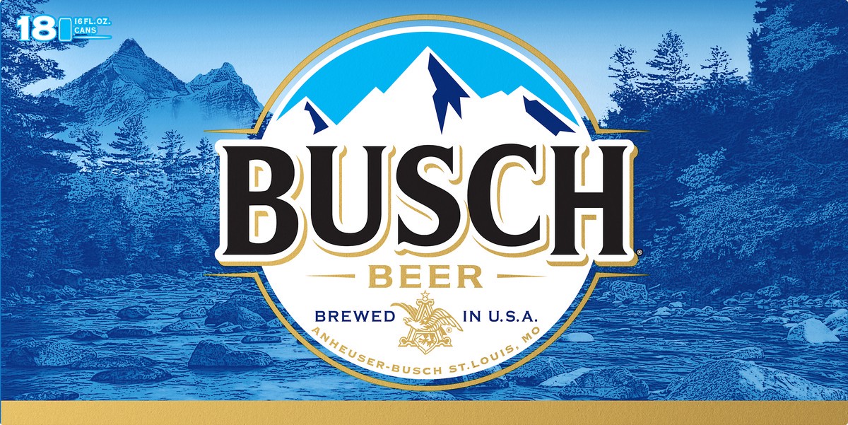 slide 8 of 8, Busch Beer Beer, 18 ct; 16 oz