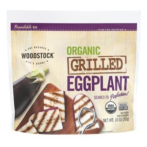 slide 1 of 1, Woodstock Organic Grilled Eggplant, 10 oz