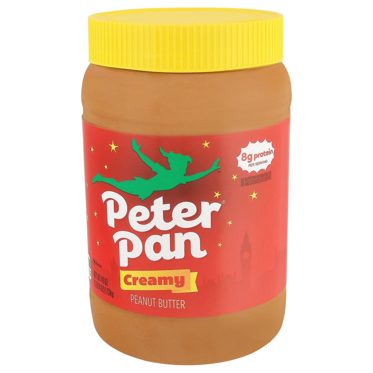 slide 10 of 14, Peter Pan Creamy Peanut Butter, 40 OZ, 40 oz
