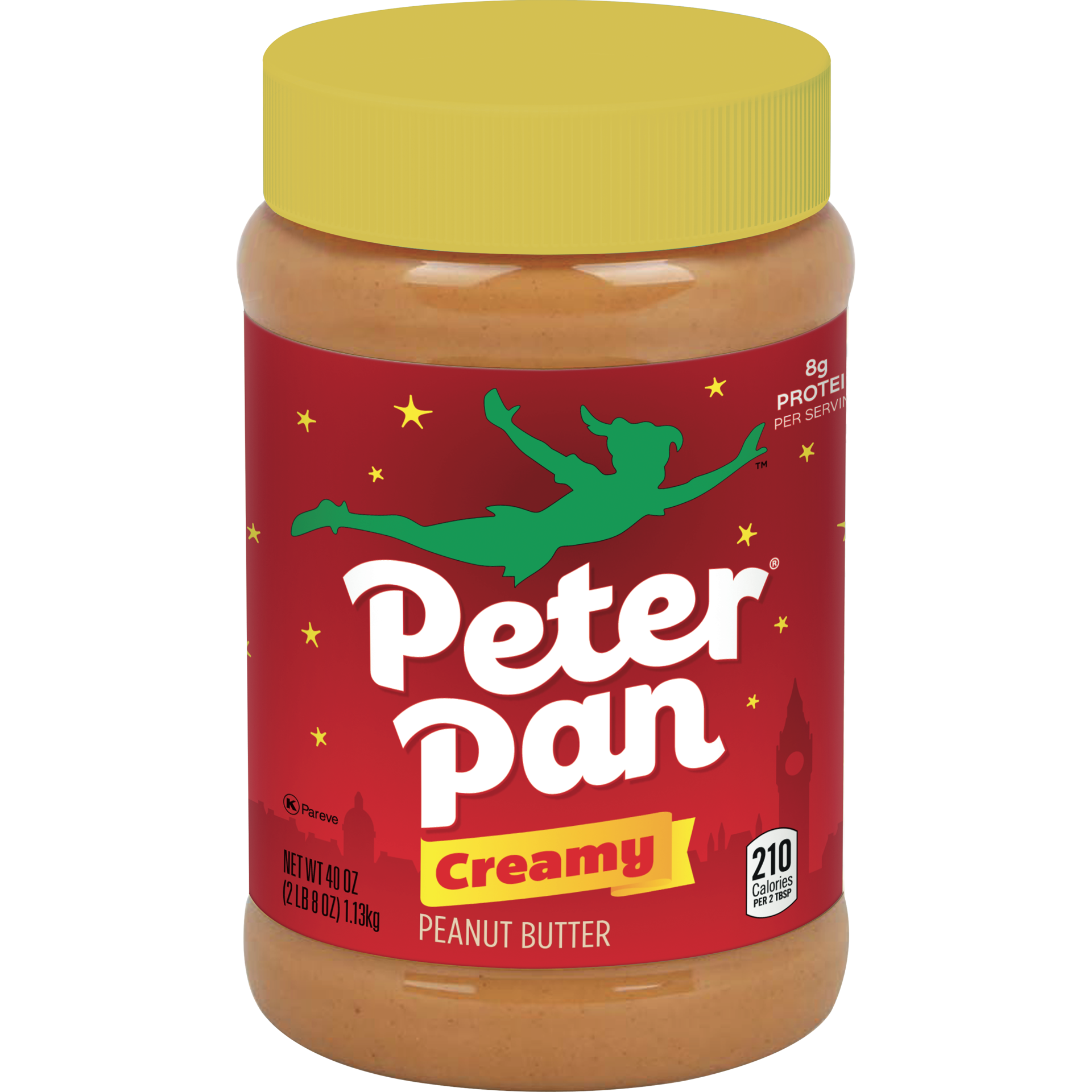 slide 1 of 14, Peter Pan Creamy Peanut Butter, 40 OZ, 40 oz