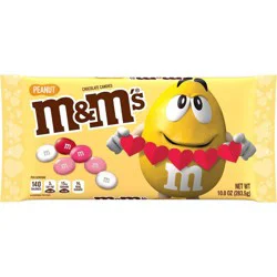 M&M's's M&M's’S Peanut Milk Chocolate Valentine’s Day Candy Assortment, 10 oz Bag