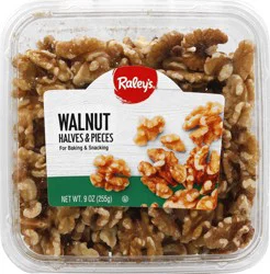 Raley's Walnuts Light Halves & Pieces 9 oz