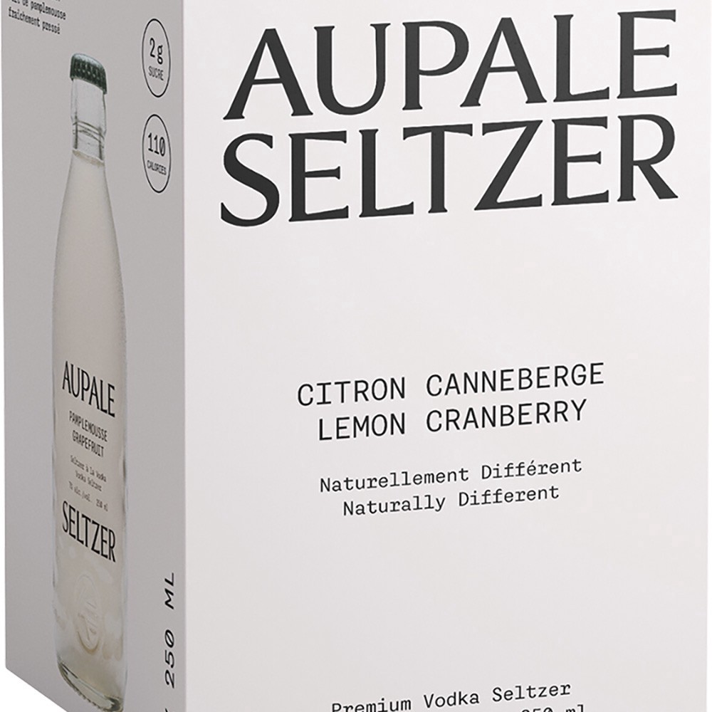 slide 1 of 1, Aupale Vodka Lemon Cran Seltz, 4 ct; 250 ml