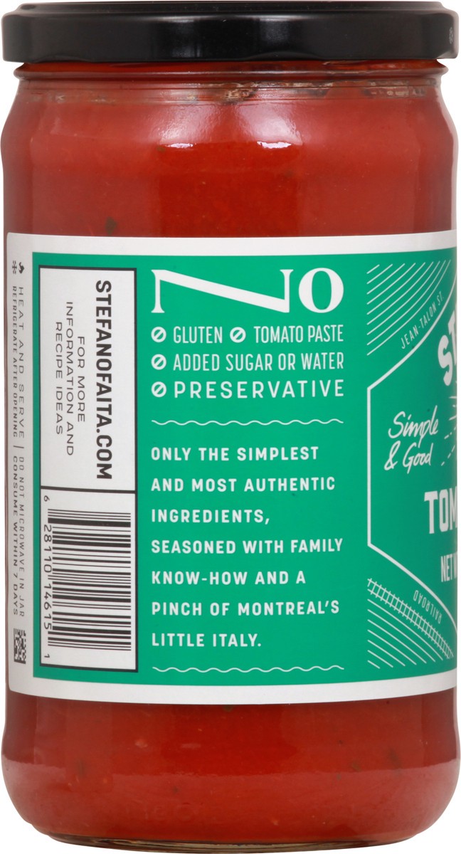 slide 9 of 9, Stefano Faita Tomato Basil Sauce 23.5 oz, 23.5 oz