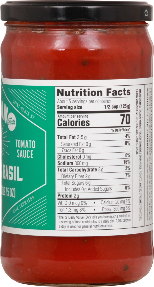 slide 4 of 9, Stefano Faita Tomato Basil Sauce 23.5 oz, 23.5 oz