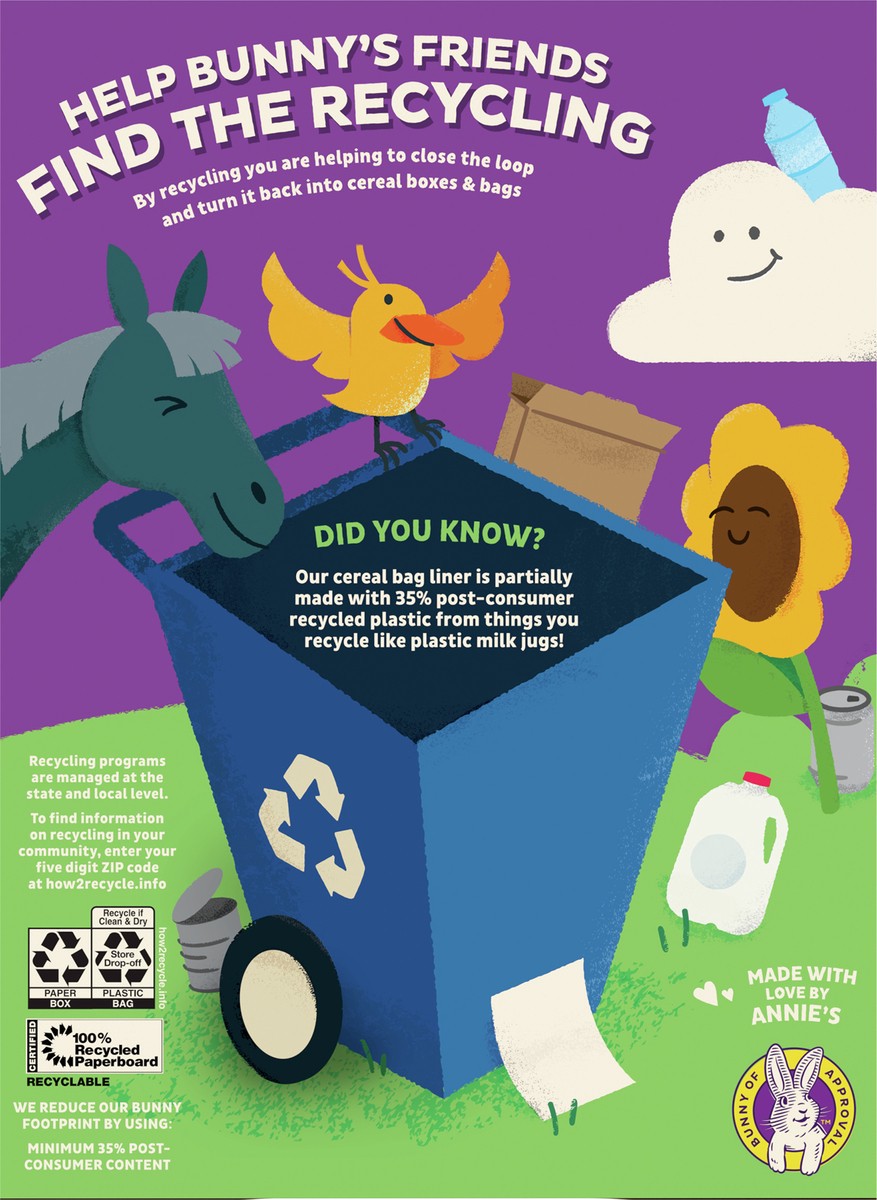 slide 2 of 11, Annie's Organic Cinnamon Roll Cereal, Gluten Free Breakfast Cereal, 10 oz, 10 oz