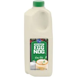 Kroger Rich & Creamy Low Fat Eggnog - 1/2 gal