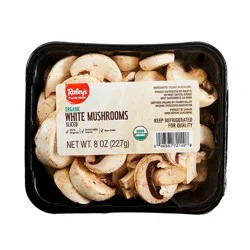 Monterey Mushrooms Organic White Sliced 8 oz