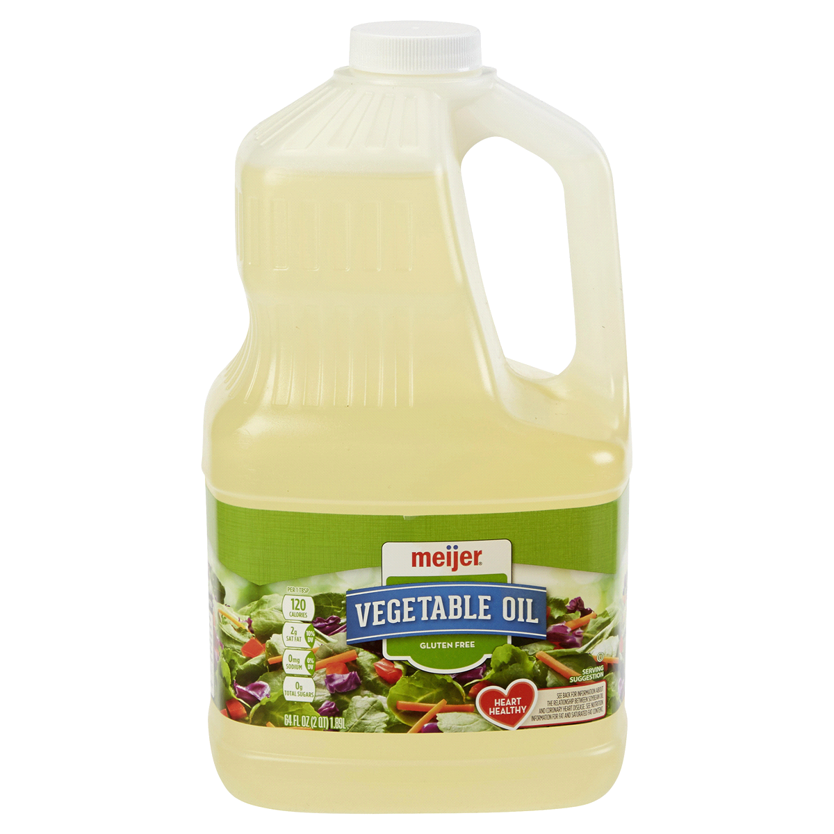 slide 1 of 2, Meijer Vegetable Oil, 64 oz