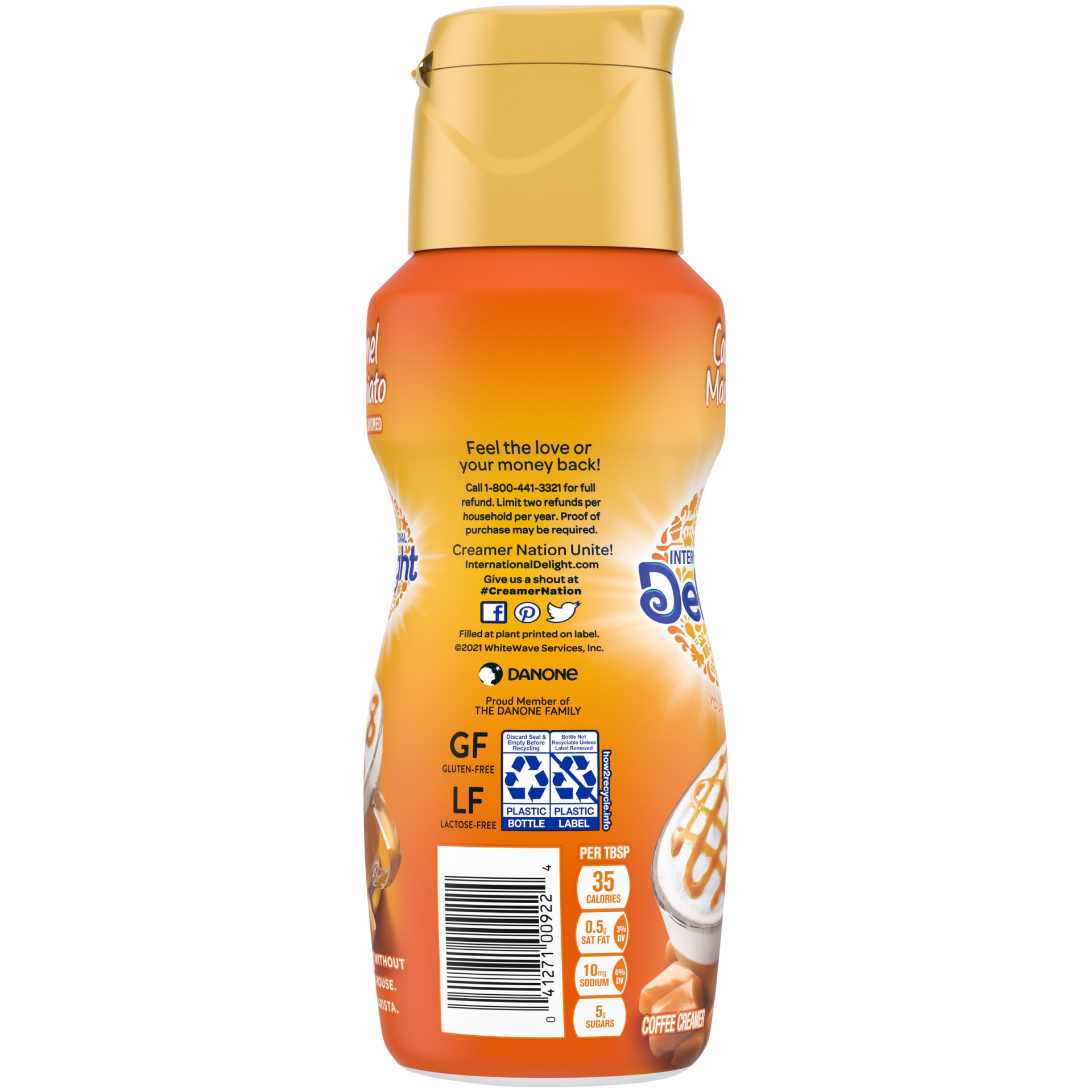 slide 3 of 7, International Delight Caramel Macchiato Coffee Creamer, 16 fl oz