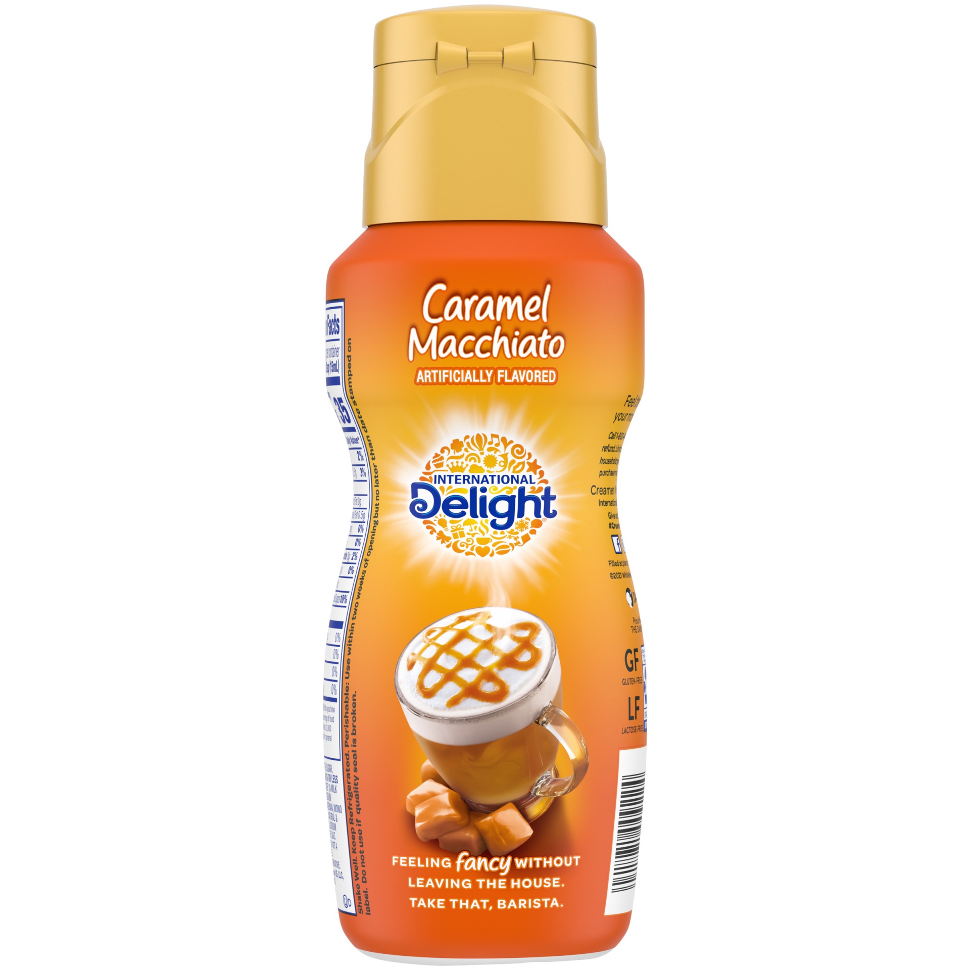 slide 4 of 7, International Delight Caramel Macchiato Coffee Creamer, 16 fl oz