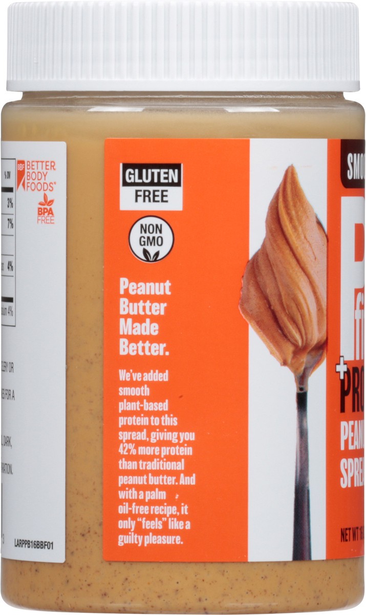 slide 13 of 14, PBfit Added Protein Smooth Peanut Butter Spread 16 oz, 16 oz