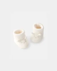 Carter's Baby Easter Bunny Booties - Ivory NB-3M