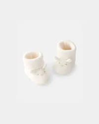 Carter's Baby Easter Bunny Booties - Ivory NB-3M