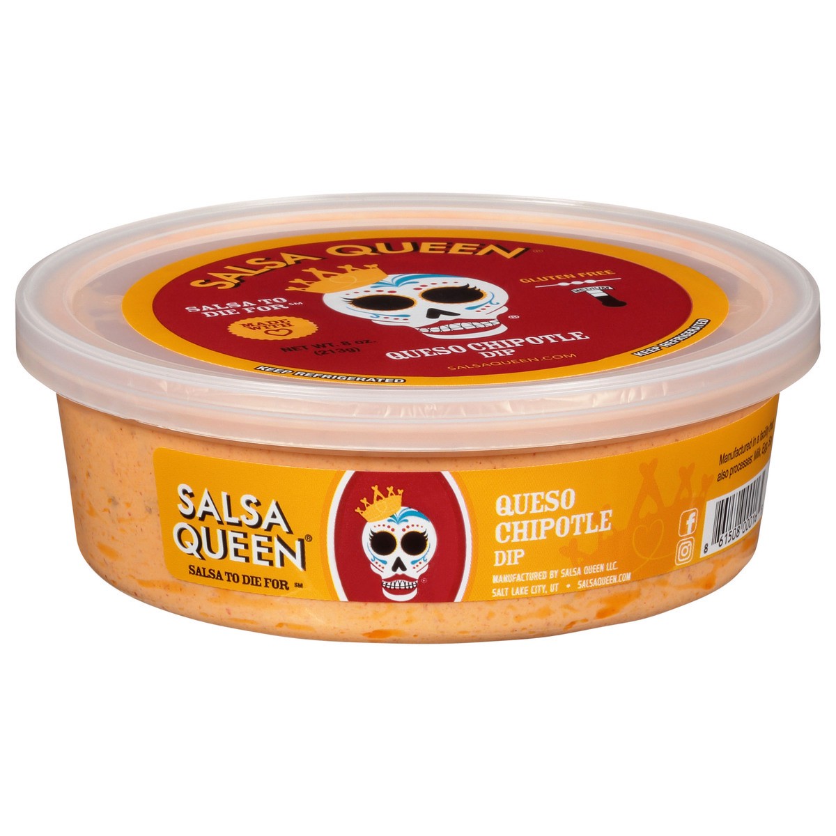 slide 2 of 9, Salsa Queen Medium Creamy Chipotle Dip 8 oz, 8 oz