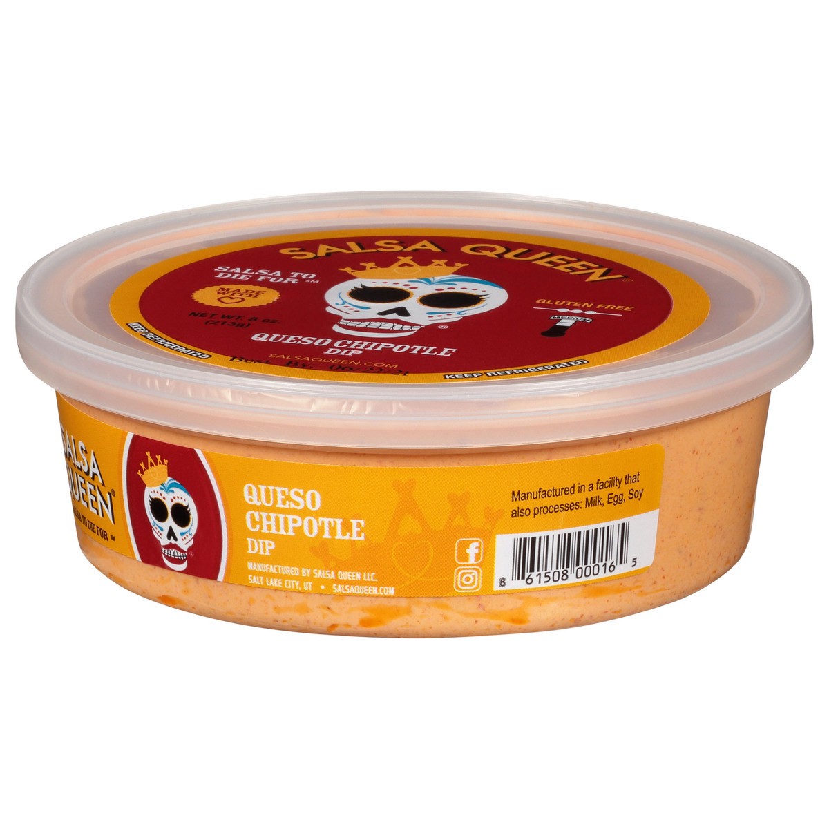 slide 3 of 9, Salsa Queen Medium Creamy Chipotle Dip 8 oz, 8 oz