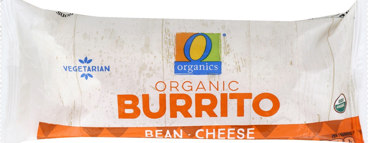 slide 4 of 5, O Organics Burrito Bean Cheese, 5 oz