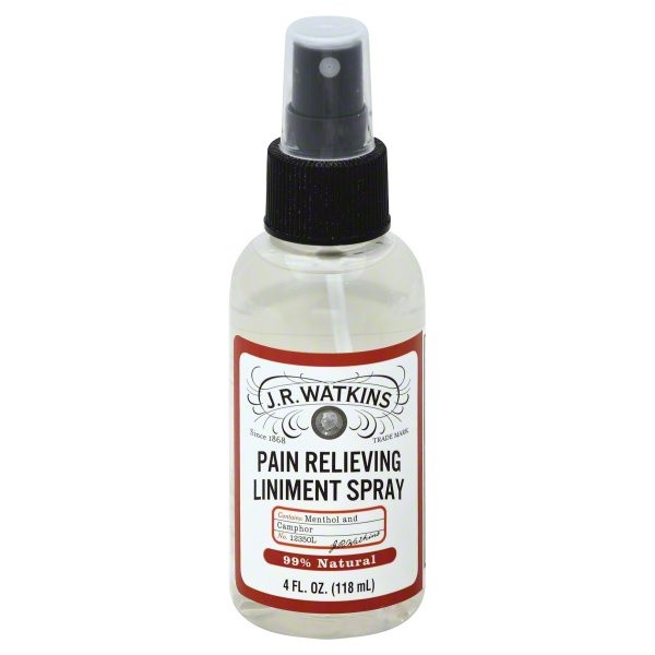 slide 1 of 2, J.R. Watkins Pain Relieving Liniment Spray, 4 fl oz