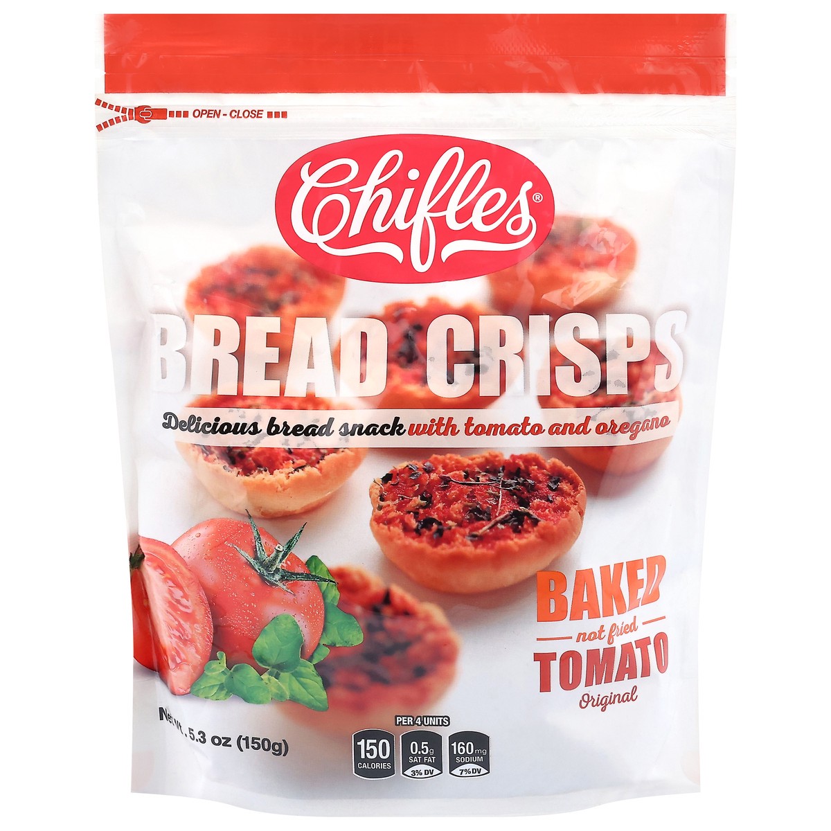 slide 4 of 4, Chiffes Tomato Original Bread Crisps 5.3 oz, 5.3 oz