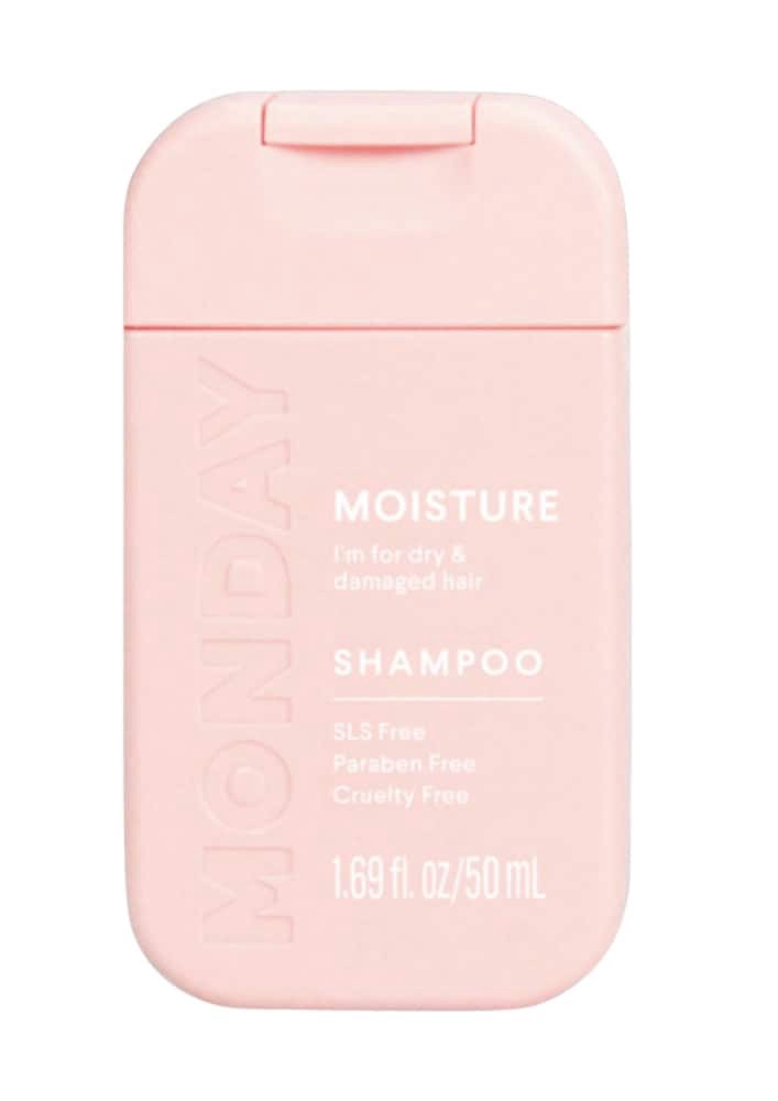 slide 1 of 1, Monday Moisture Mini Shampoo, 1.69 fl oz