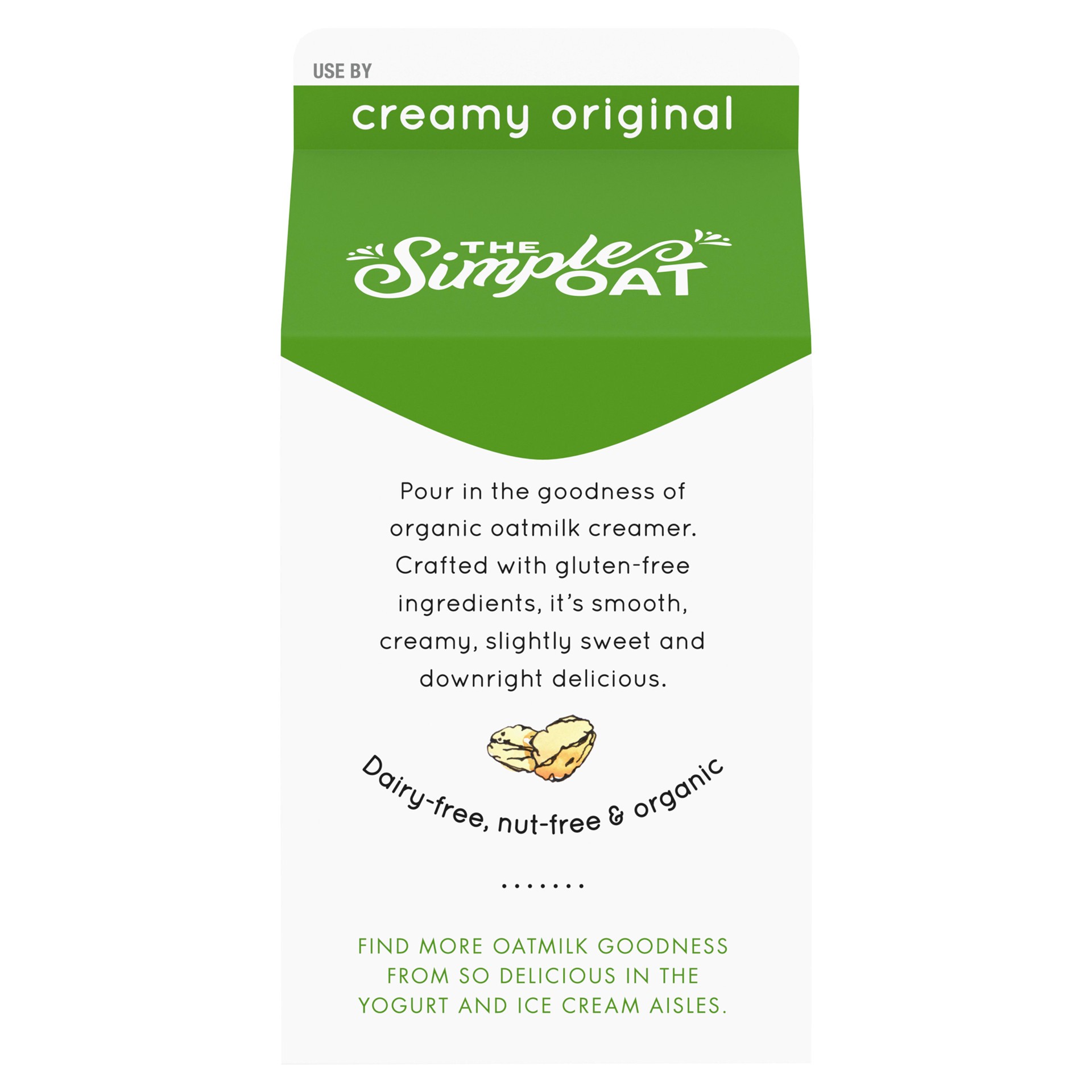 slide 4 of 10, So Delicious Dairy Free Oatmilk Creamer, Creamy Original, Dairy-Free, Gluten-Free, Vegan, Non-GMO Project Verified, 1 Pint, 16 fl oz